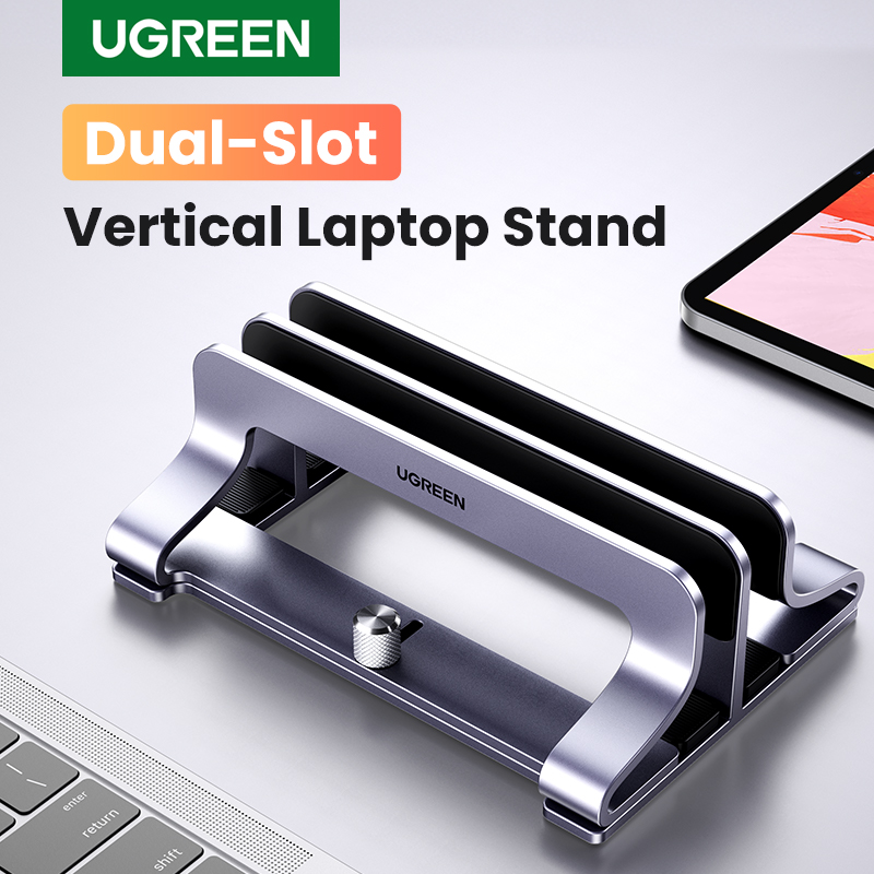 Laptop Stand Riser - UGREEN Vertical Laptop Stand Holder Foldable