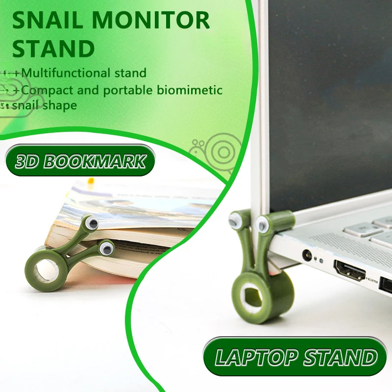 Cute and Quirky Snail-Shaped D - огляд і ціна Laptop Stand Riser