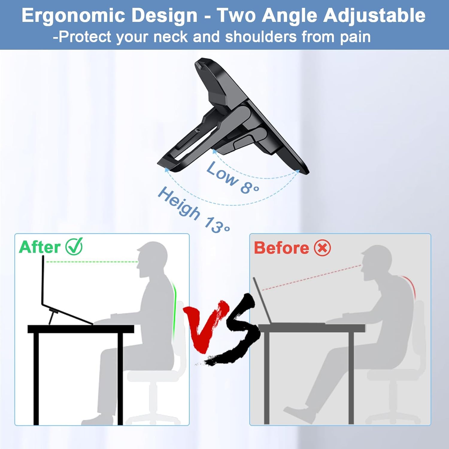 2PCS Portable Foldable Laptop  - огляд і ціна Laptop Stand Riser