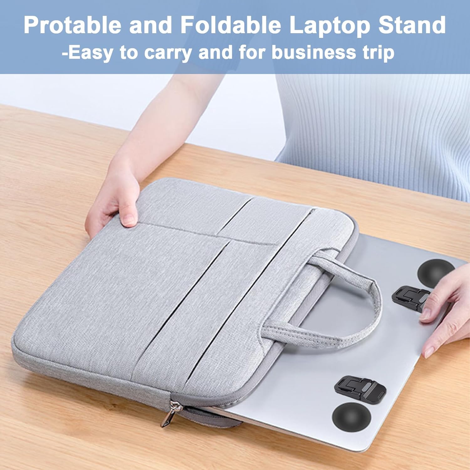 2PCS Portable Foldable Laptop  - огляд і ціна Laptop Stand Riser
