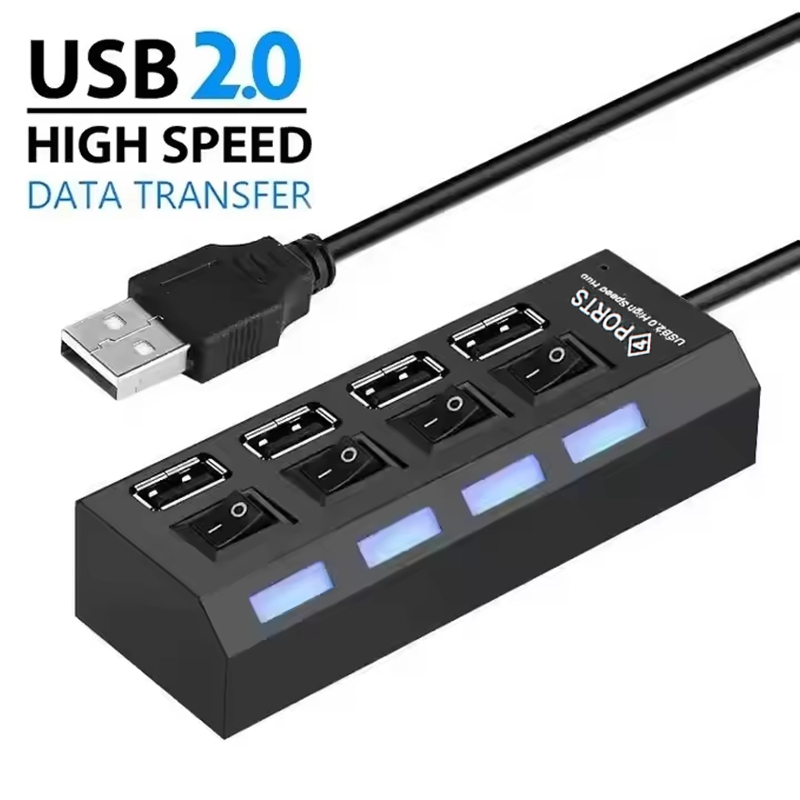 4-Ports USB 2.0 Hub Extension  - огляд і ціна Laptop Accessories Kit