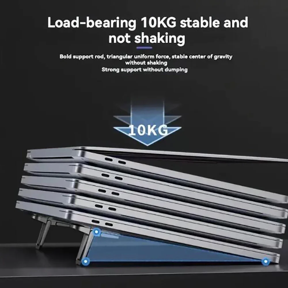 2Pcs Foldable Invisible Laptop - огляд і ціна Laptop Stand Riser