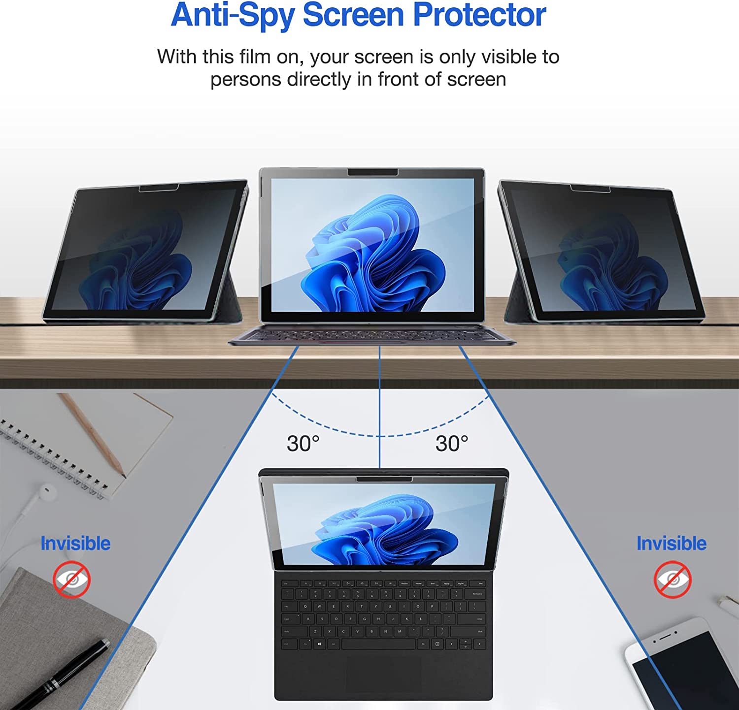 Privacy Filter Tempered Glass  - огляд і ціна Privacy Screen Filter