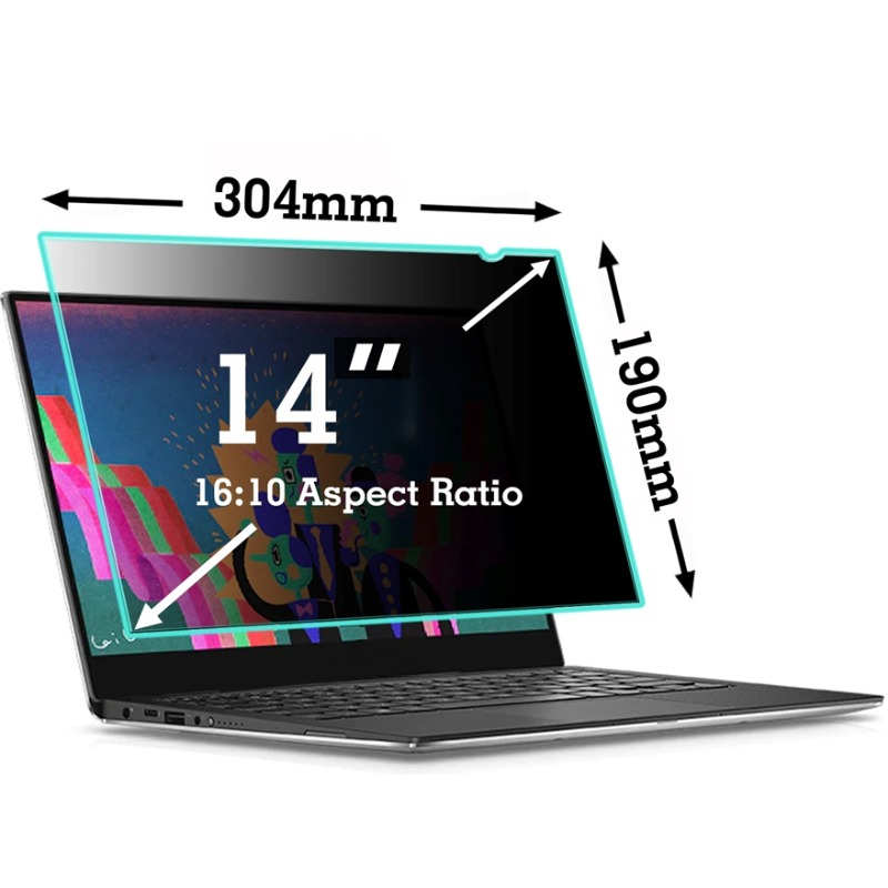 14 inch (16:10)-304* 190mm Com - огляд і ціна Privacy Screen Filter