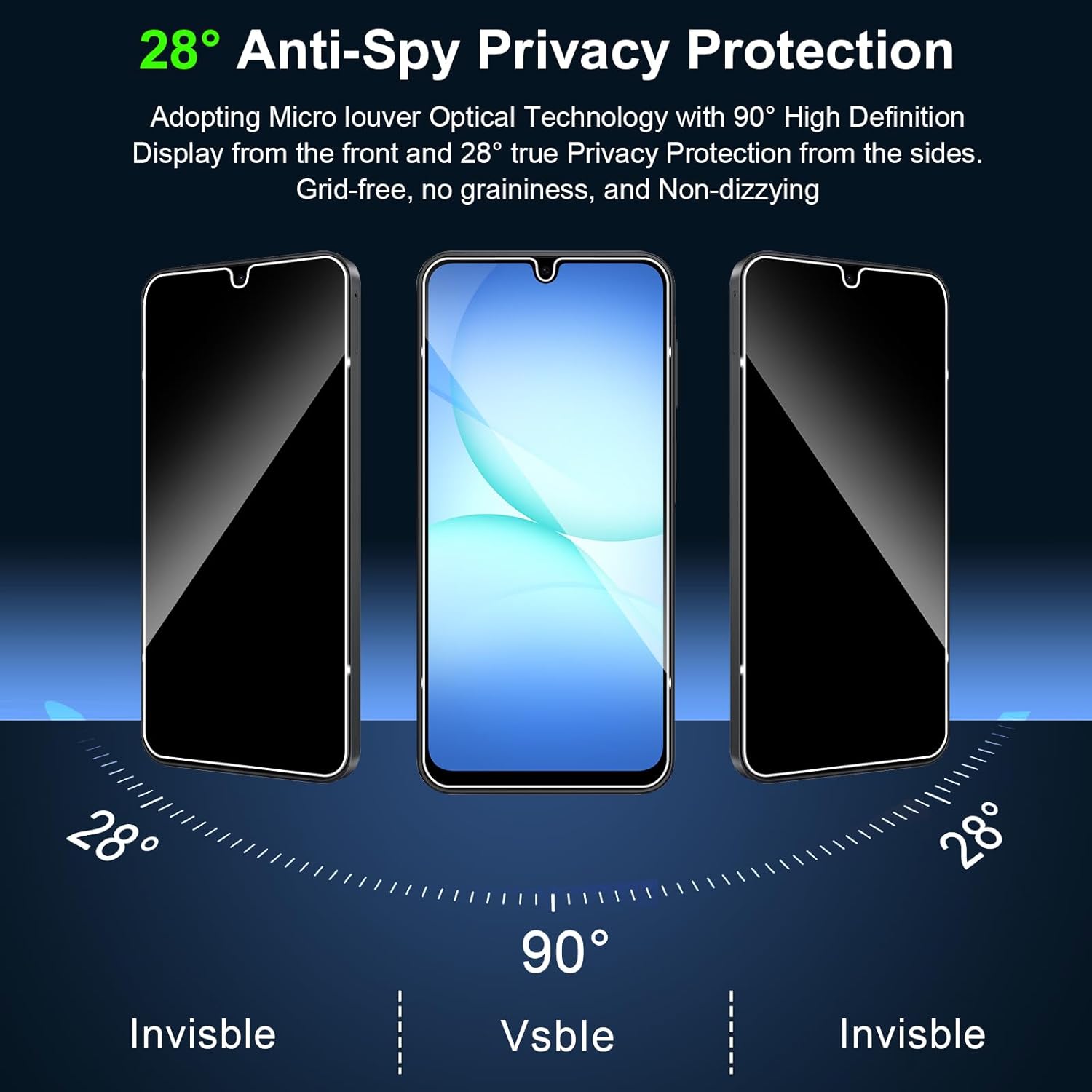 2Pcs Anti-Spy Glass For Samsun - огляд і ціна Privacy Screen Filter